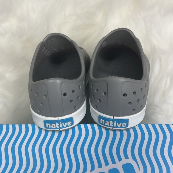 NWT Native Shoes Jefferson C9 Pigeon Gray Shell White - Picture 7 of 8